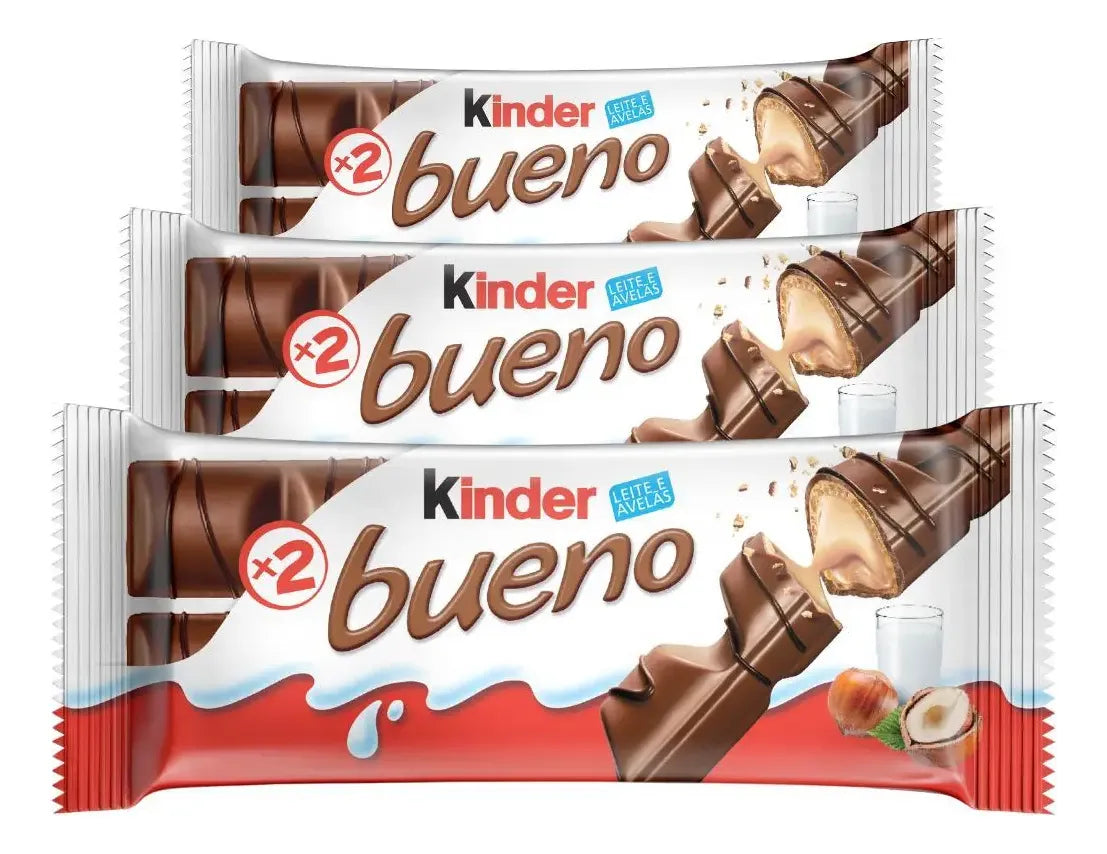 Chocolate Kinder Bueno Pack 3 Unidades (150g)